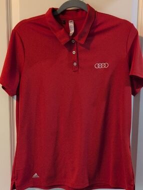 x Adidas Women's Red Polo Shirt